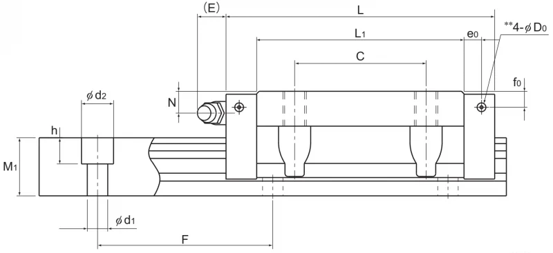 Шариковый подшипник линейного перемещения THK SHS 15LC THK — изображение 2