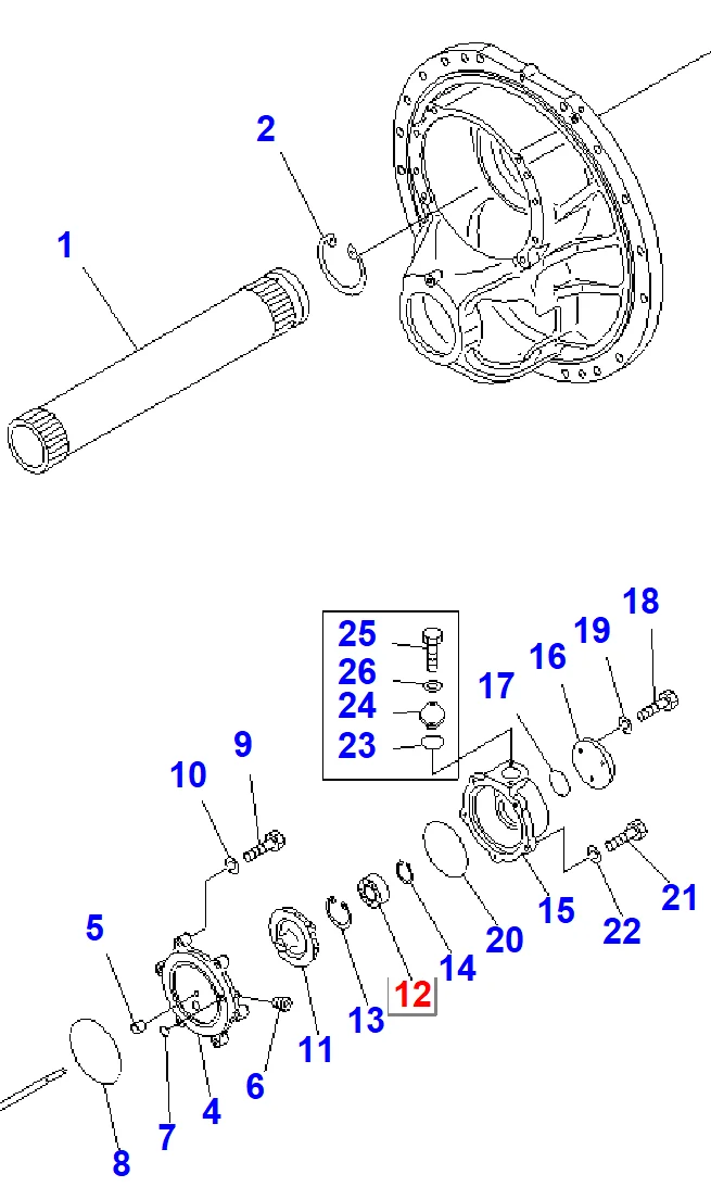 Подшипник KOMATSU 06030-05205