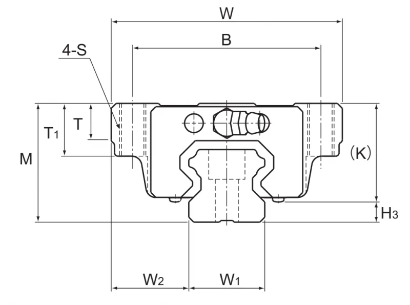 Шариковый подшипник линейного перемещения THK HSR 20M2A THK