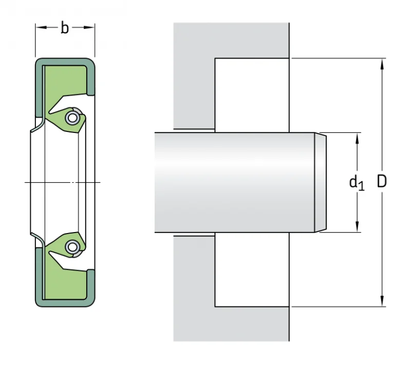 Уплотнения в сборе 760×800×20 HDSF2 HT SKF